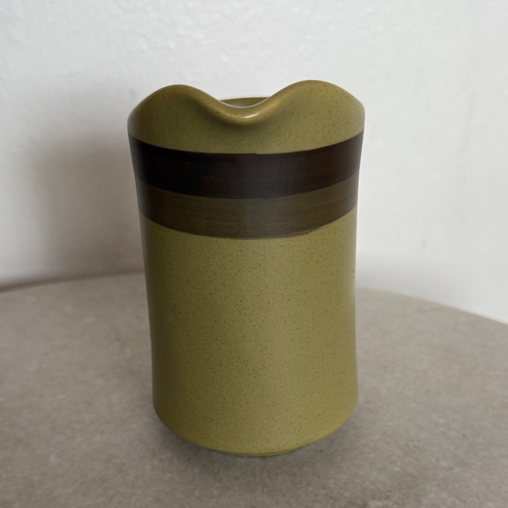 Vintage MCM Stone Arrow Green Ceramic Set - Picture 8 of 10